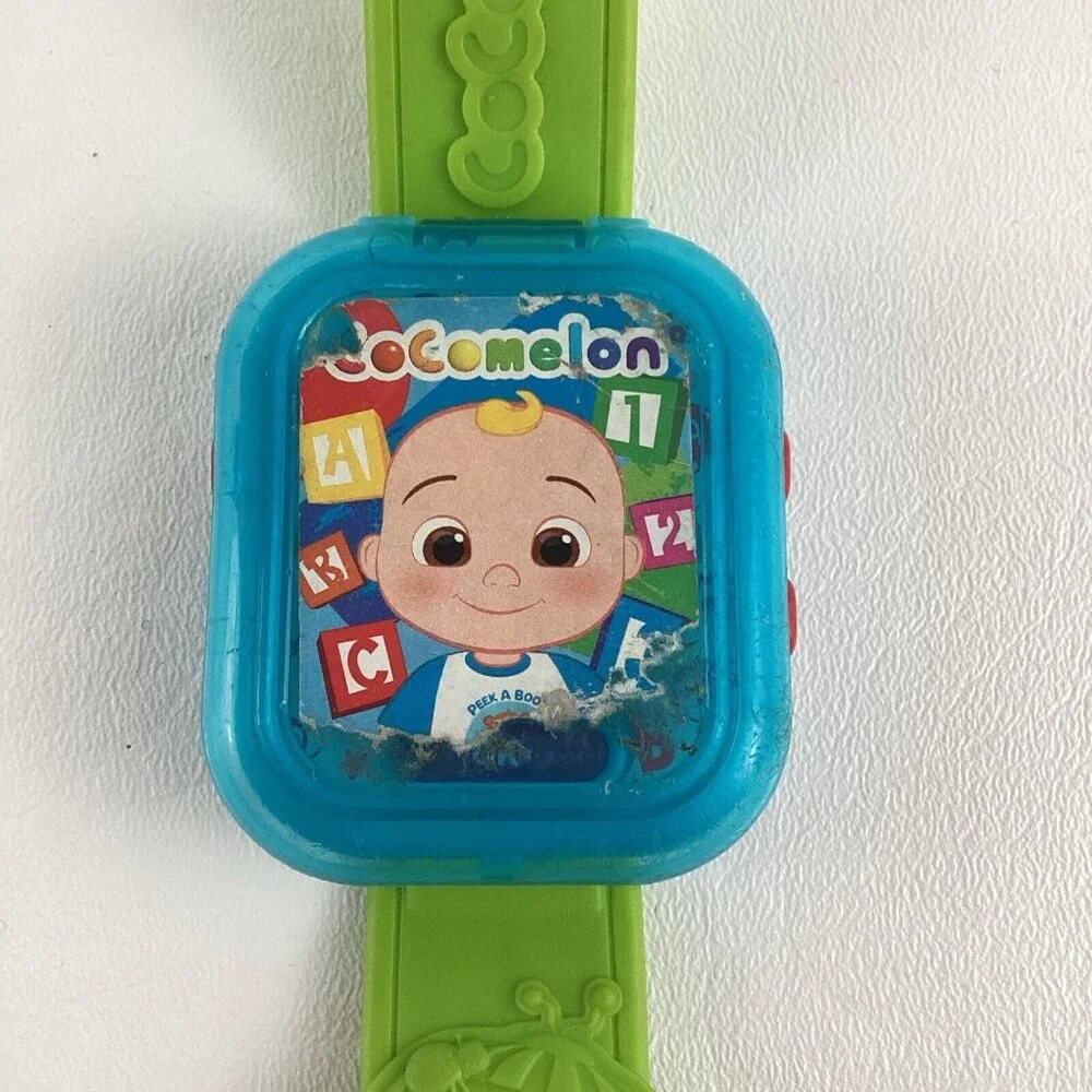 Cocomelon Learning Watch Lights Sounds Tell Time Counting Musical Games Alarm